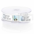 Festive Deer Designer Rolled Address Labels