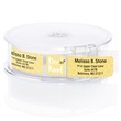 Cheerful Bumble Bee Rolled Address Labels with Dispenser