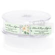 Green Floral Watercolor Rolled Address Labels with Dispenser