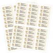 Yellow Lab Pet Breed Address Labels