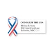 God Bless The Usa Diecut Sheeted Address Labels