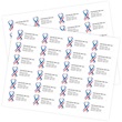 God Bless The Usa Diecut Sheeted Address Labels