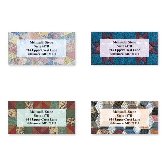 Shabby chic address labels