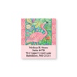 Pink Flamingo Sheeted Address Labels