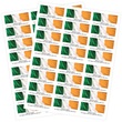 Ireland Flag Sheeted Address Labels