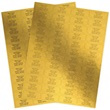 Gold Foil Rectangle Sheeted Address Labels