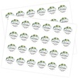 Personalized Greenery Save The Date Sheeted Address Labels