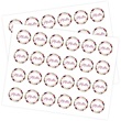 Personalized Fall Floral Round Sheeted Address Labels
