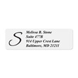 Clear Rolled Address Labels