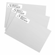 White Rolled Address Labels