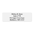 Clear Rolled Address Labels With Kannon Dispenser