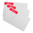 Personalized Red Rolled Address Labels with Dispenser