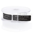 Black Rolled Address Labels in White Print with Dispenser