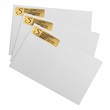 Gold Foil Rolled Address Labels