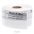Front and Center Lined Sophisticated Rolled Address Labels