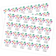 Personalized Multi-Color Dot Sheeted Bookplates