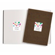 Personalized Multi-Color Dot Sheeted Bookplates