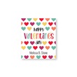Colorful Heart Valentine's Day Sheeted Gift Tag Labels