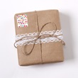 Colorful Heart Valentine's Day Sheeted Gift Tag Labels