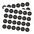 Personalized Happy Birthday Firework Sheeted Gift Tag Labels