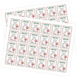 Personalized Santa Holiday Tag Labels