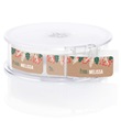 Holly Rolled Holiday Gift Tag Labels with Dispenser