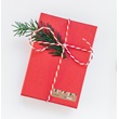 Holly Rolled Holiday Gift Tag Labels with Dispenser