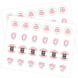 Personalized Bachelorette Pink Cowgirl Kit Sheeted Stickers