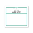 Green Border Personalized Shipping Labels