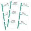 Green Marble Personalized Shipping Labels