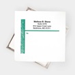 Green Marble Personalized Shipping Labels