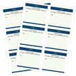 Navy Stripe Personalized Shipping Labels