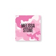 Personalized Pink Camouflage Square Water Resistant Name Labels