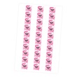 Personalized Pink Camouflage Square Water Resistant Name Labels