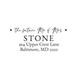 Future Mr. and Mrs. Wedding Self-Inking Stamp