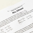 Personalized Bold Sign and Return Teacher Stamp