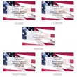 Flag Single Sided Calling Cards