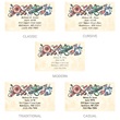 Hairdresser Single Sided Calling Cards