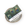 Peacock Feathers Double Sided Calling Cards