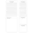 Personalized Memo Pad Assortment