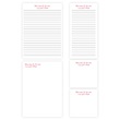 Personalized Memo Pad Assortment