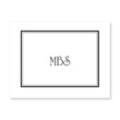 Elegant Monogram Personalized Note Cards