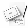 Elegant Monogram Personalized Note Cards