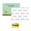 Bumble Bee Garden Personalized 4X3 Post It Notes