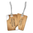 Personalized Volleyball Court Double Sided Plastic Luggage & Bag Tag