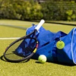 Round Tennis Double Sided Plastic Luggage & Bag Tag
