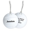 Round Volleyball Double Sided Plastic Luggage & Bag Tag