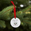 Personalized Baby's First Christmas Holly Ornament