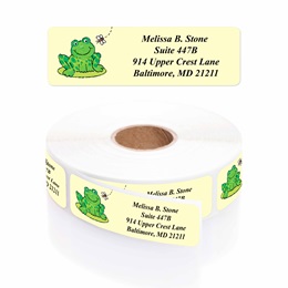 Frog Designer Rolled Address Labels