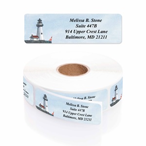 Aazon.co : Clear Wildflower Rolled Address Labels / 500 Personalized